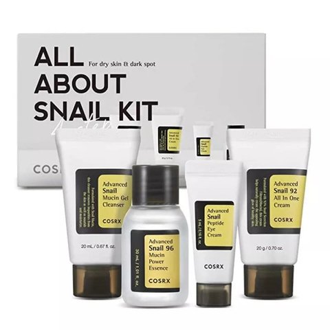 Набір мініатюр з муцином равлика COSRX All About Snail Kit (4 step) в каталозі BeautyMuse