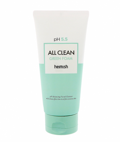 Гель для очищення обличчя Heimish All Clean Green Foam pH 5.5 в каталозі BeautyMuse