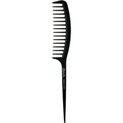 Гребінь для волосся з ручкою чорний Janeke Fashion Comb в каталозі BeautyMuse