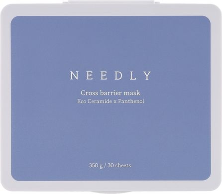 Набор тканевых масок с керамидами и пантенолом Needly Crossbarrier Mask в каталоге BeautyMuse