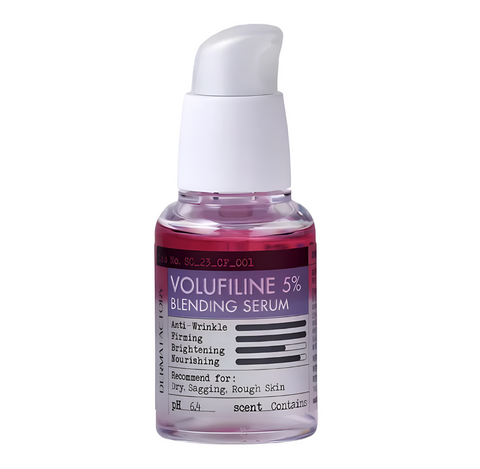 Антивозрастная двухфазная сыворотка с волюфиллином Derma Factory Volufiline 5% Blending Serum в каталоге BeautyMuse